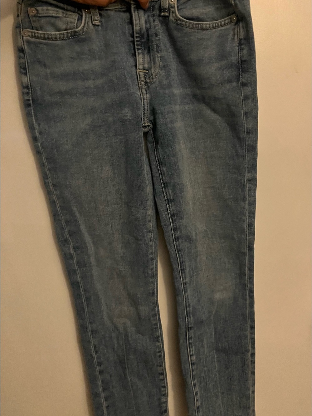 7 for all Mankind medium Blue Women's Slim Straight Jeans